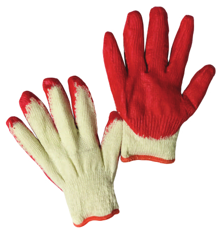 Gloves - Latex-Dipped-Palm - (300 Pairs per Box)