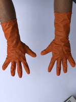 Gloves - Orange Rubber - 12 Pack